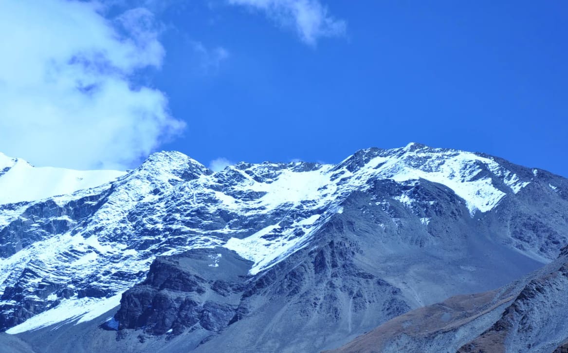 views of chulu east peak