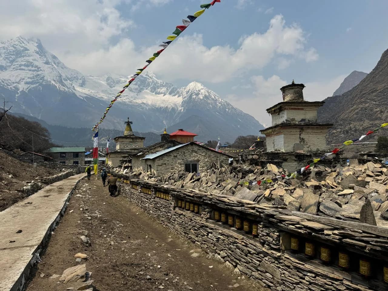 views from manaslu region