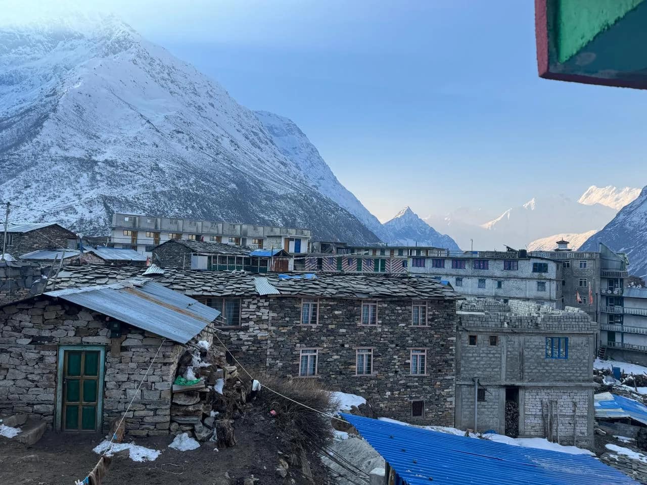 views from manaslu region