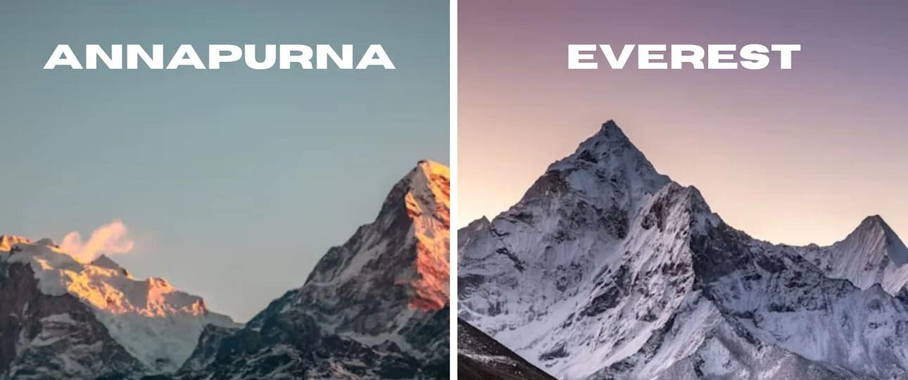 Annapurna vs Everest Trek