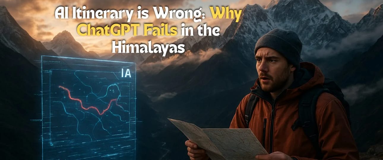 AI Itinerary is Wrong Why ChatGPT Fails in the Himalayas