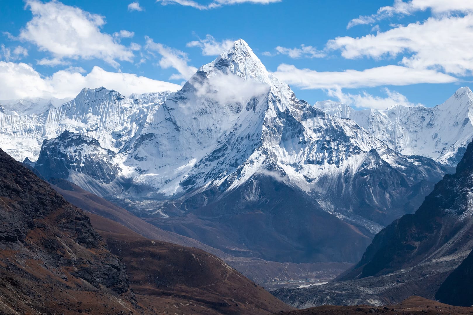 Amazing view of Ama Dablam Peak