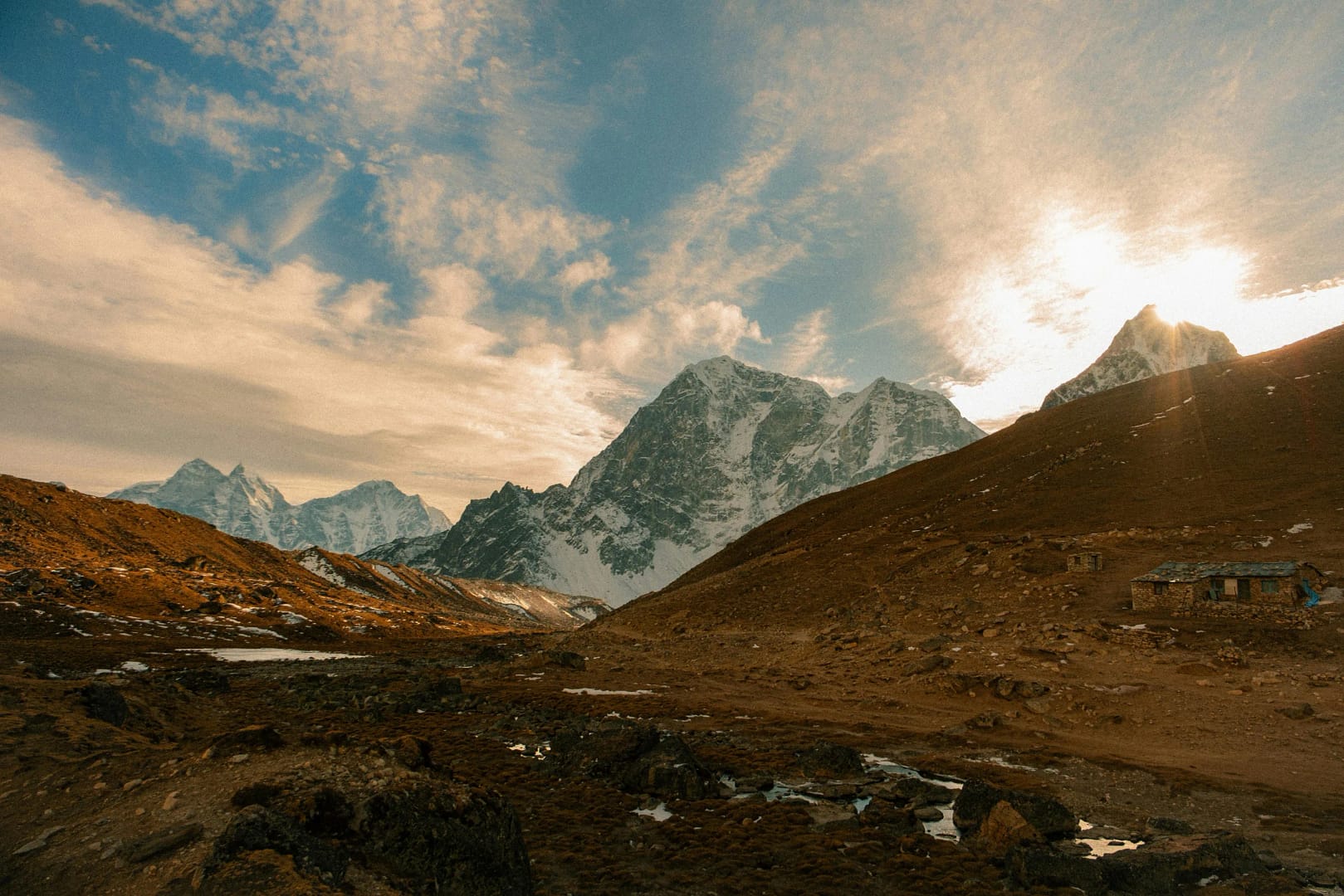 amazing view of Everest Kalapathar