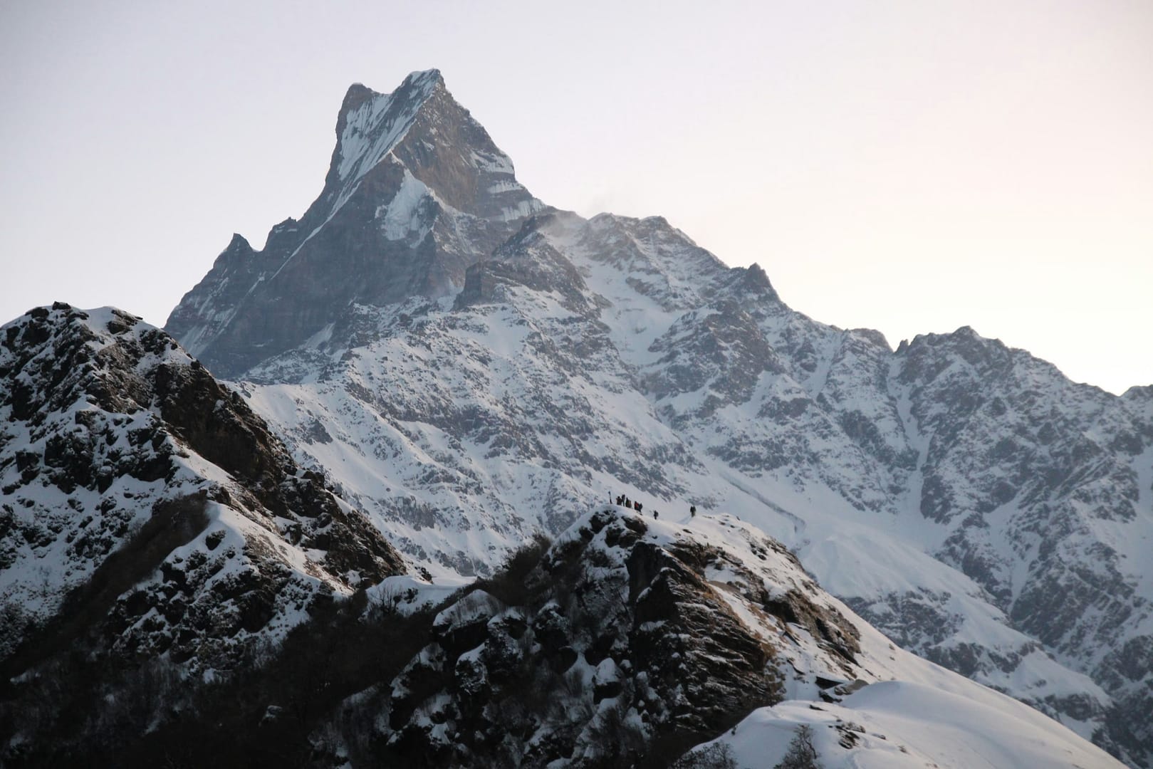 stunning views of mardi himal