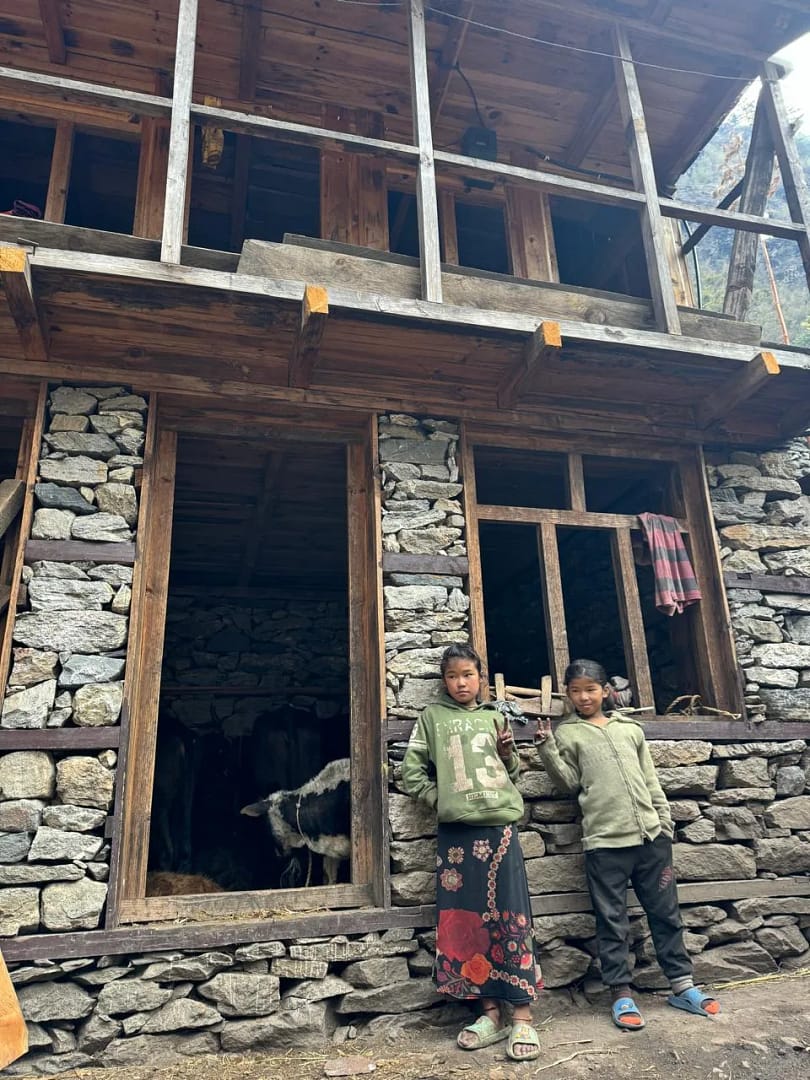 views from manaslu region