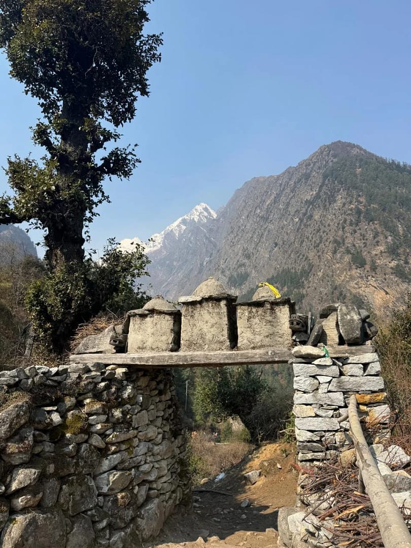 views from manaslu region